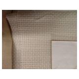 Large Pieces of Cream, Tan, Ivory Aida Cloth