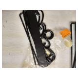 Five Vintage Metal Norwegian-Made Tapestry Hanging Sets