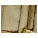 Six Pieces of Cream & Yellow Cottons, 3-4 Yards Each