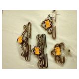 Rose Gold Toned Vintage Tapestry Hangers