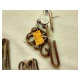 Rose Gold Toned Vintage Tapestry Hangers