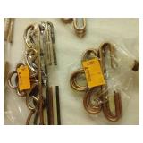 Rose Gold Toned Vintage Tapestry Hangers