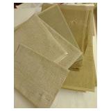 Tan & Brown Aida Cloths, Stiff, Like Stabilizers