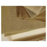 Tan & Brown Aida Cloths, Stiff, Like Stabilizers