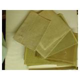 Tan & Brown Aida Cloths, Stiff, Like Stabilizers