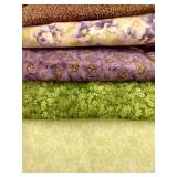 Nine Colorful Cottons, 3-4 Yards Each