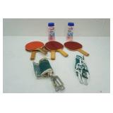Table Tennis Paddles and Nets