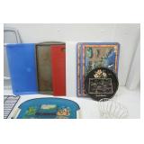 Large Lot of Serving Trays, Cutting Boards, Cookie Sheet and more