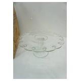 Anchor Hocking 18pc punch bowl set & glass cake stand