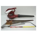Toro Blower/Vac & 3 Saws