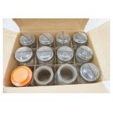 Vintage Canning Jars with Glass Lids