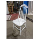 Vintage Wooden White Chair