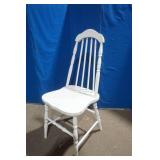 Vintage Wooden White Chair