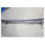 Adjustable Metal Bed Frame with Wheels