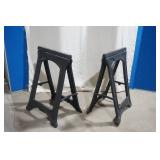 Poly Folding Sawhorses (2ct set)