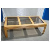 Wood & Glass Coffee Table
