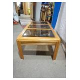 Wood & Glass Coffee Table