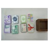 Playing Cards and Wooden Box