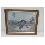 Framed Wildlife Print. Strubbe