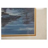 Jamer Meger Loon Print, Framed, Matted