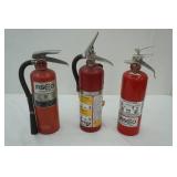3 Fire Extinguishers