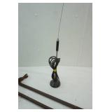 Pry Bars, CB Antenna, & 5 gallon bucket