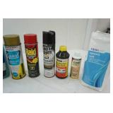 carpet cleaner, floor cleaner, Lysol, Raid, Hot Shot, Ant Flea & Cricket Spray