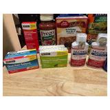 Assorted Food Items and Medicine