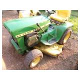 John Deere 112 Riding Mower W/Snow Blower (Runs)