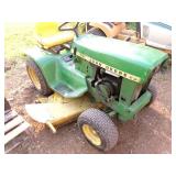 John Deere 112 Riding Mower W/Snow Blower (Runs)