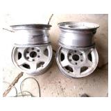 4-Aluminum 6 Bolt Chevy Truck Rims