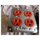 110Volt Double Outlets & Metal Covers