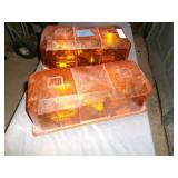 2-12Volt Orange Warning Lights