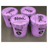 J - Rebel Peanut Butter Caramel Chip Ice Cream Pints - Set of 4