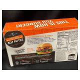 D - Silver T Brand Uncured Bacon Cheddar Beef Patties - 6 Count