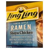 Ling Ling Tokyo-Style Ramen Shoyu Chicken Noodle Bowls - Pack of 4