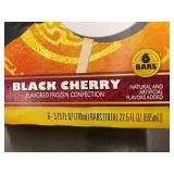 Kung Fu Panda 6 Black Cherry Flavored Frozen Confection Bars - Lot of 3 Boxes