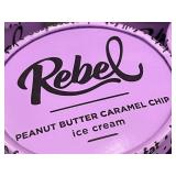 J - Rebel Peanut Butter Caramel Chip Ice Cream Pints - Set of 4