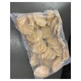3 Lbs Frozen Breaded Chicken Patties in Sealed Packaging