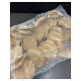 3 Lbs Frozen Breaded Chicken Patties in Sealed Packaging