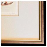 Two Vintage Framed Prints by Ling Fu Yang / Spring Season and Fall Season Framed Vintage Prints by Ling Fu Yang