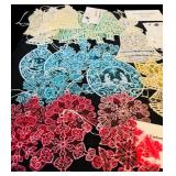 Variety of Handmade Embroidered Lace Ornaments
