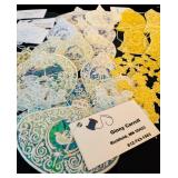 Variety of Handmade Embroidered Lace Ornaments