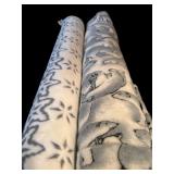 Polar Bear Fleece Fabric and Snowflake Pattern Fleece Pattern