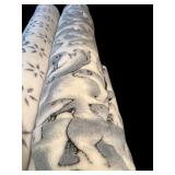 Polar Bear Fleece Fabric and Snowflake Pattern Fleece Pattern