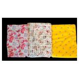 Variety of Colorful Fabric Remnants