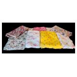 Variety of Colorful Fabric Remnants