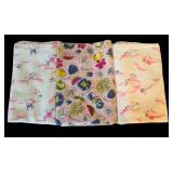 Variety of Colorful Fabric Remnants