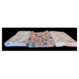 Variety of Colorful Fabric Remnants