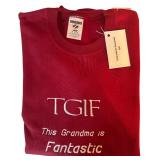 Three New Grandma Embroidered Sweatshirts / This Grandma is Fantastic Embroidered Sweatshirts